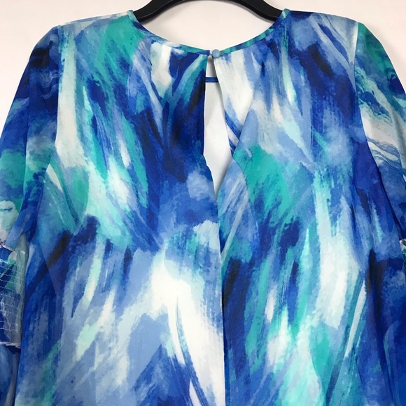Calvin Klein Brush Stroke Print Long Sleeve - Picture 6 of 12